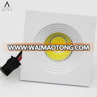 Top-rated 3w aluminum mini led downlight glass 1.5 inch led downlight square