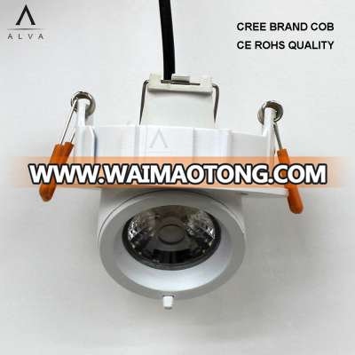 Hot sale 7w 15w indoor aluminum round led downlight